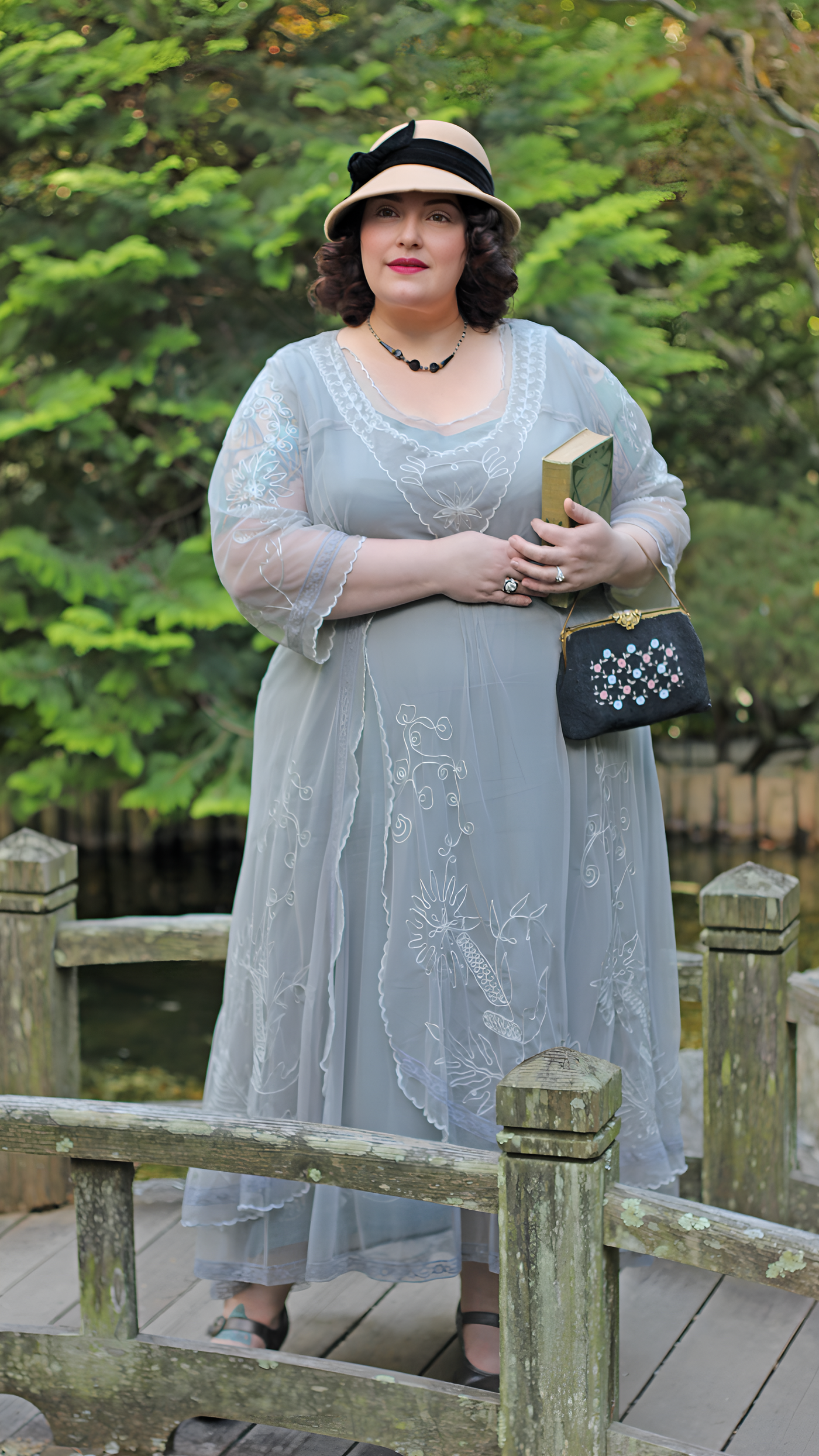 Downton Abbey Tea Party Gown in Sunrise by Nataya
