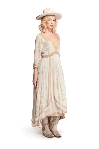 Edith Cowgirl Wedding Dress in Ivory-Beige by Nataya