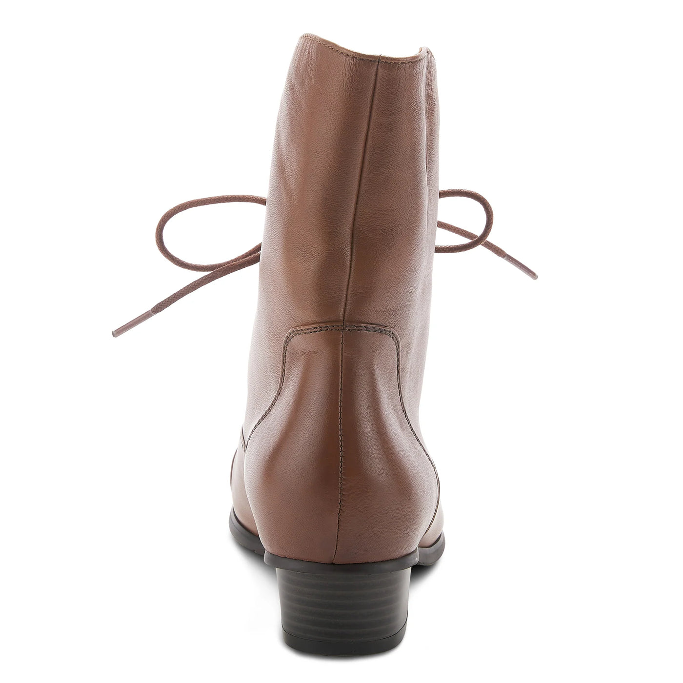 Galil Victorian Inspired Boots in Medium Brown