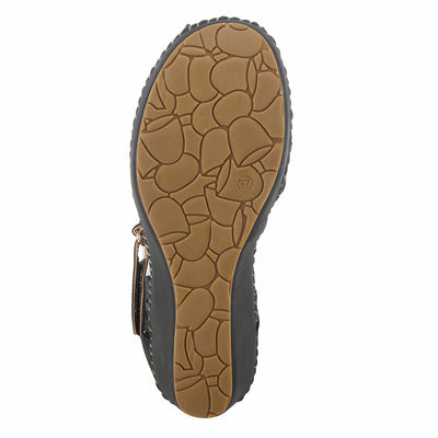 Gennina Sandals in Black