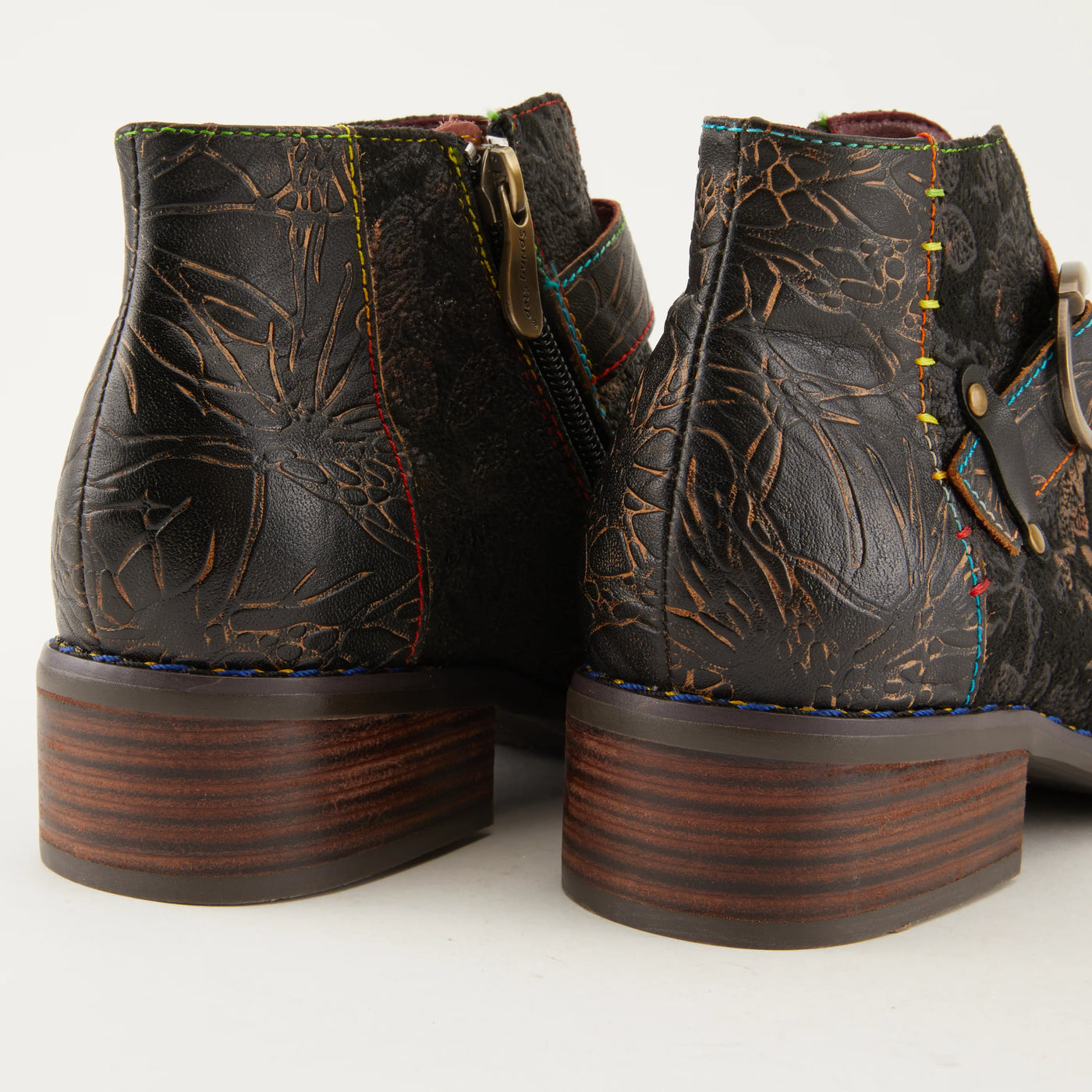 Georgiana Boots in Black Multi