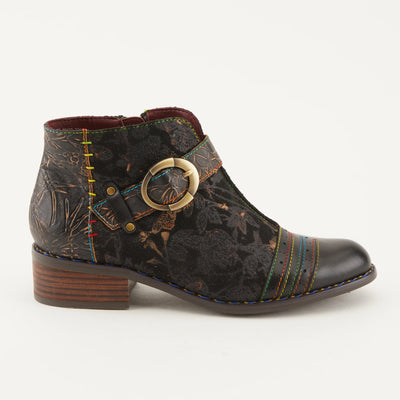 Georgiana Boots in Black Multi