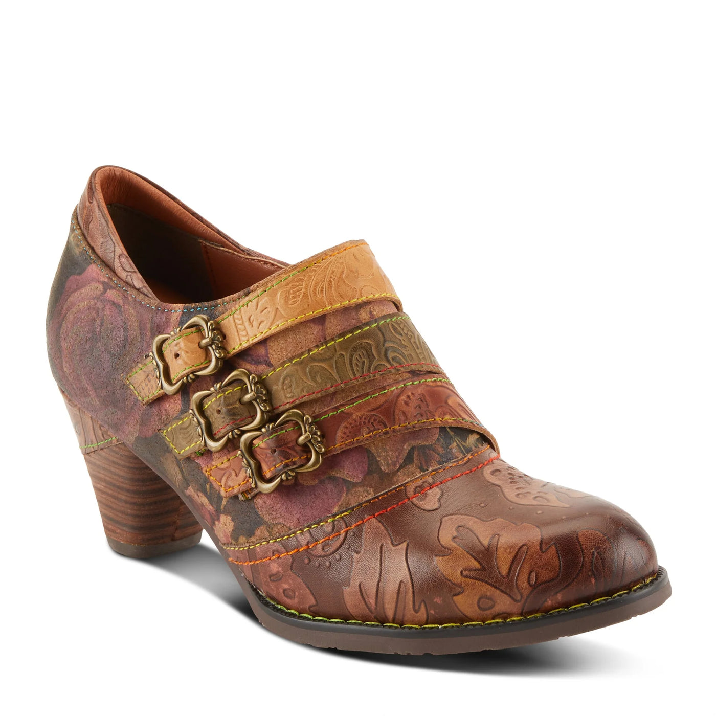 The Rose Valley Oxford Heels in Brown