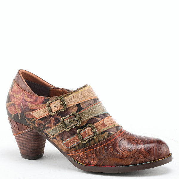 The Rose Valley Oxford Heels in Brown