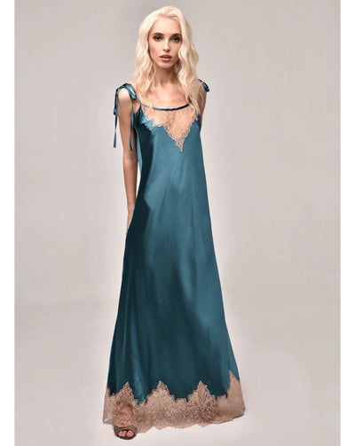 Pure Silk Robe and Nightgown Set