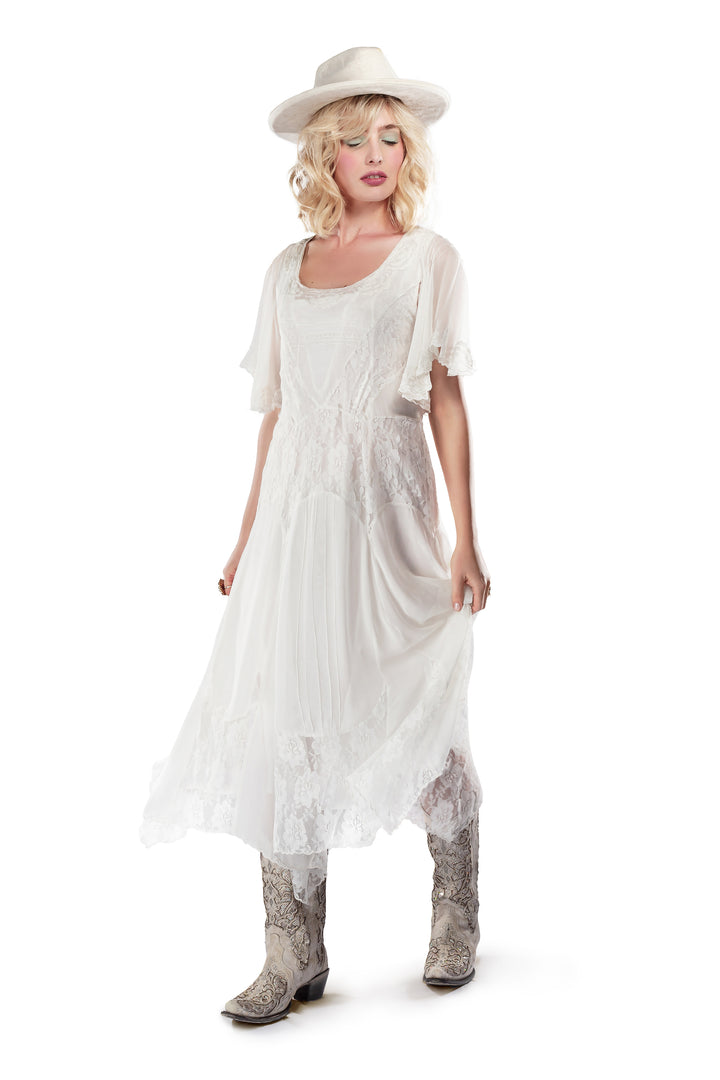 Irene Victorian Cowgirl Wedding Dress in Ivory by Nataya – WardrobeShop