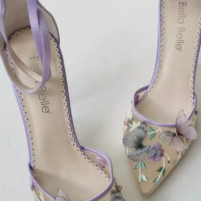 Viola 1920s Wedding Shoes in Ivory