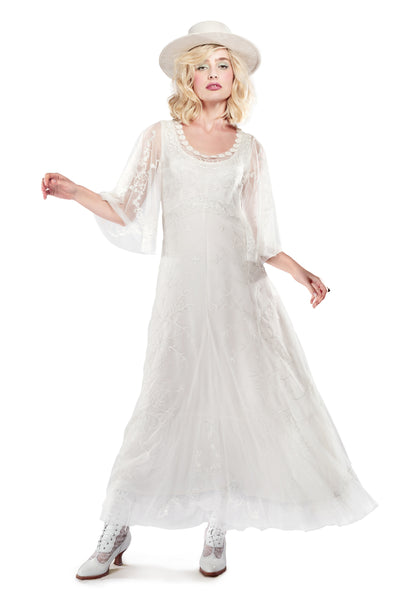 Meadow Western Wedding Dress in Ivory by Nataya