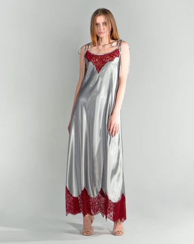 Pure Silk Robe and Nightgown Set