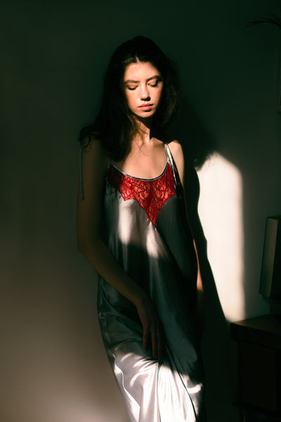 Pure Silk Robe and Nightgown Set
