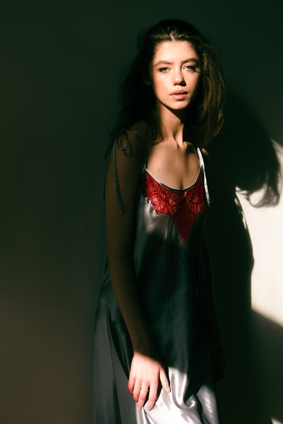 Pure Silk Robe and Nightgown Set