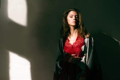 Pure Silk Robe and Nightgown Set