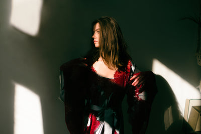 Pure Silk Robe and Nightgown Set