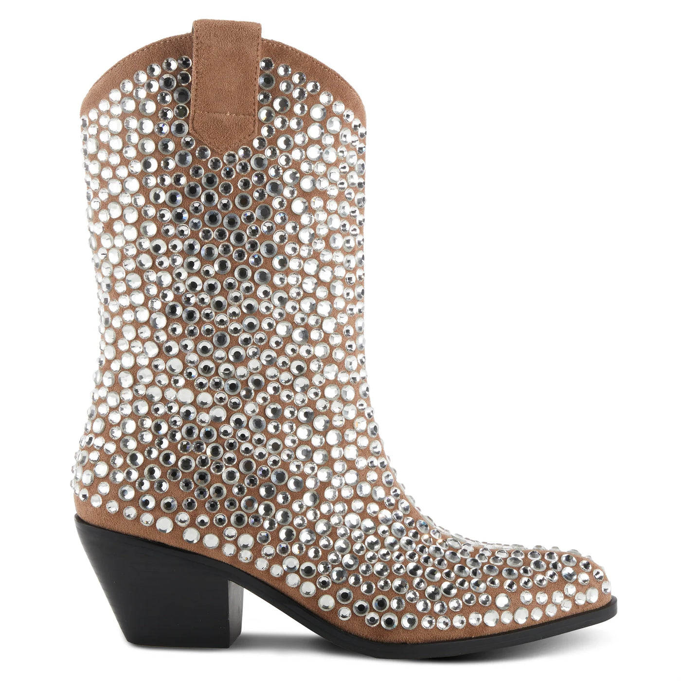 Dallas Dazzle Azura Western Bootie in Tan