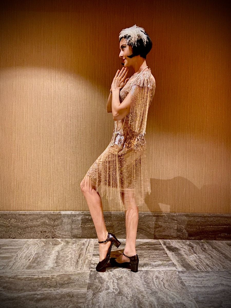 flapper dress orange Beautiful Art Deco 1920's Rusty Orange Gold Beaded Heavily Embellished Scalloped Flapper 1920s Dress Size UK 10 UK 6