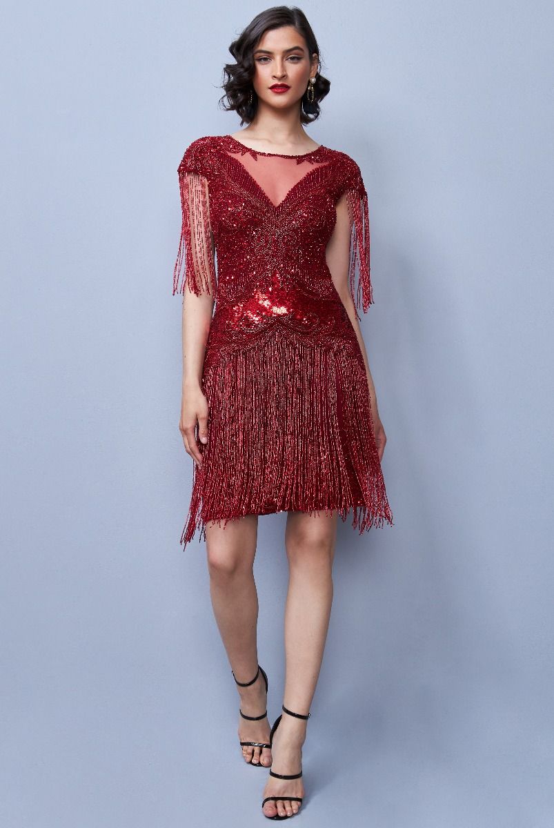 Shop Red Flapper Dresses: Authentic 1920s Style - WardrobeShop Shop Red Flapper Dresses: Authentic 1920s Style - WardrobeShop