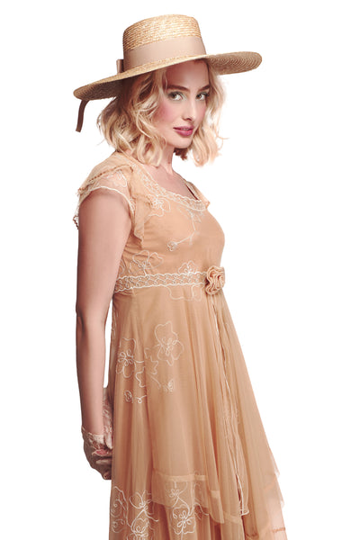 Savannah Western Wedding Dress in Gold by Nataya