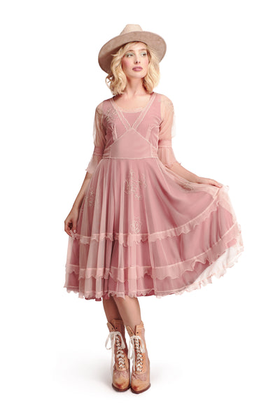 Sierra Country Wedding Dress in Victorian Rose by Nataya