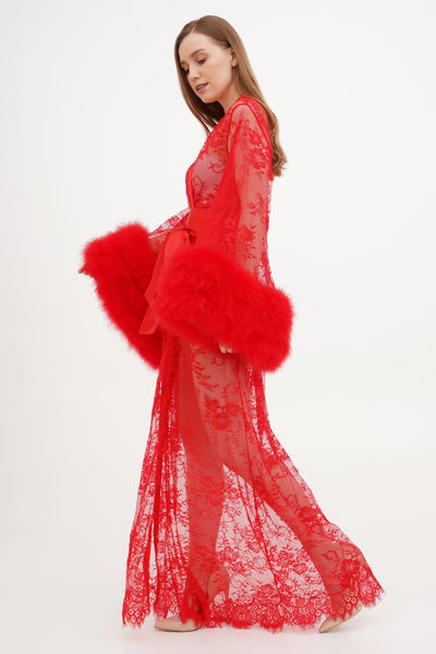 Pure Silk Robe and Nightgown Set