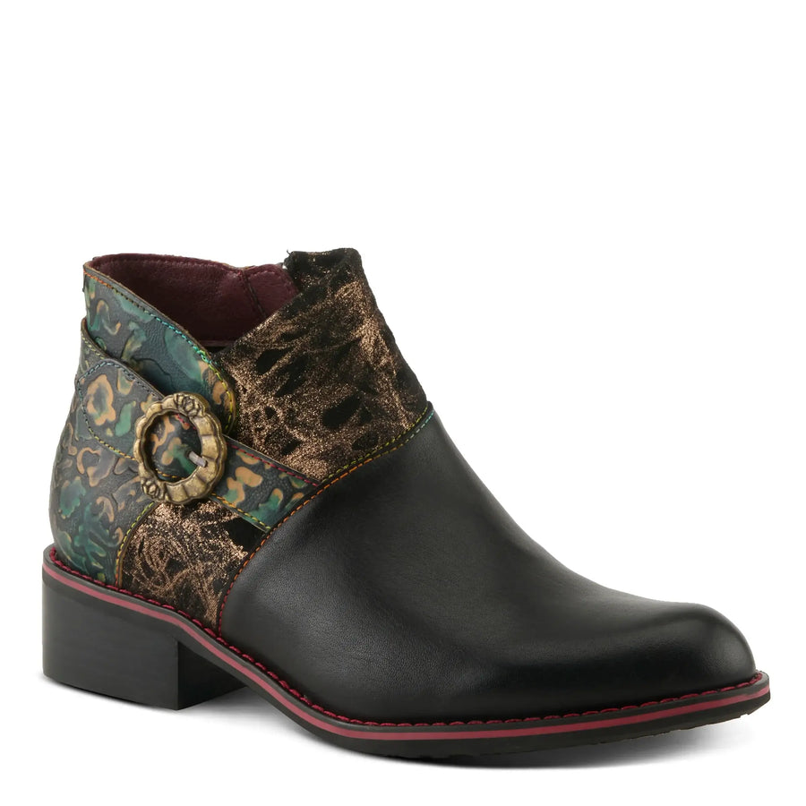 Night Bloom Booties in Black