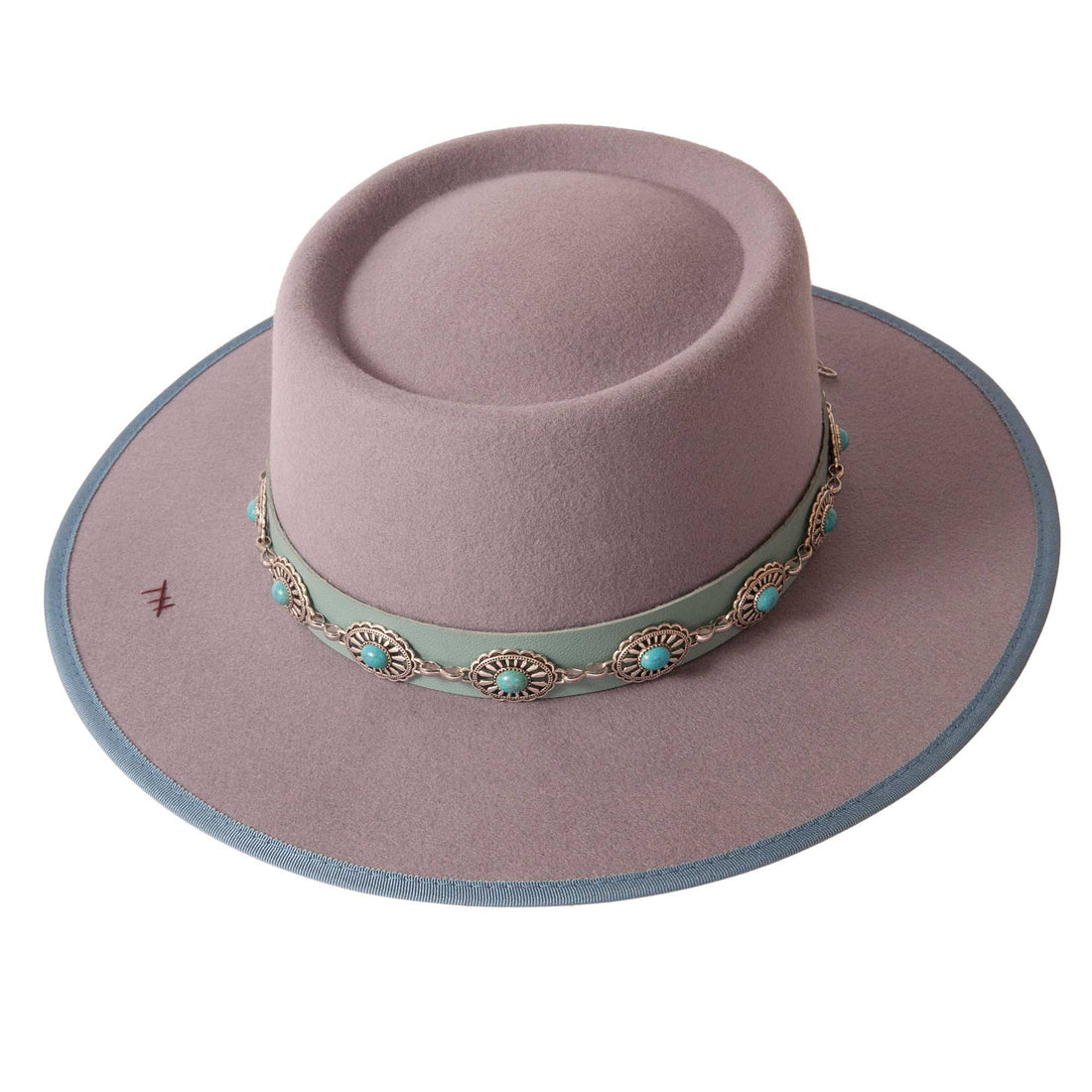 Tuxton Felt Fedora Hat in Grey