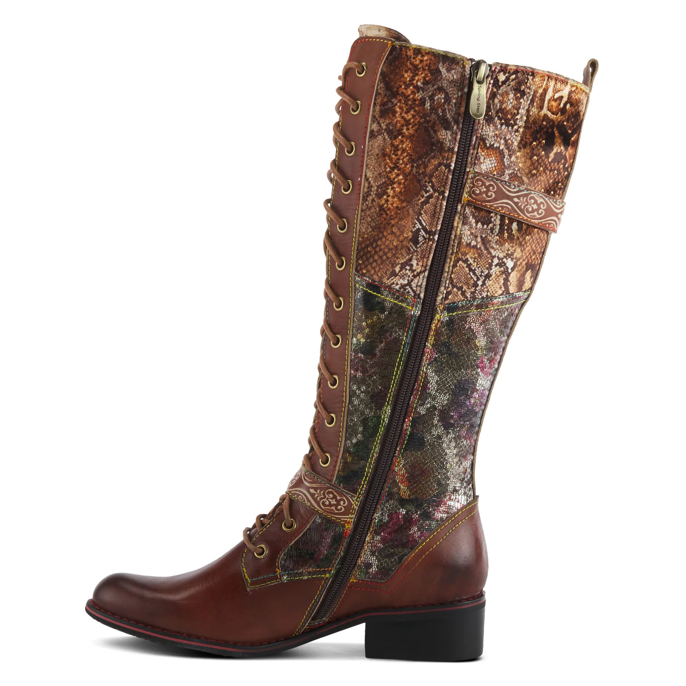 Showdown Cuff Boots in Brown