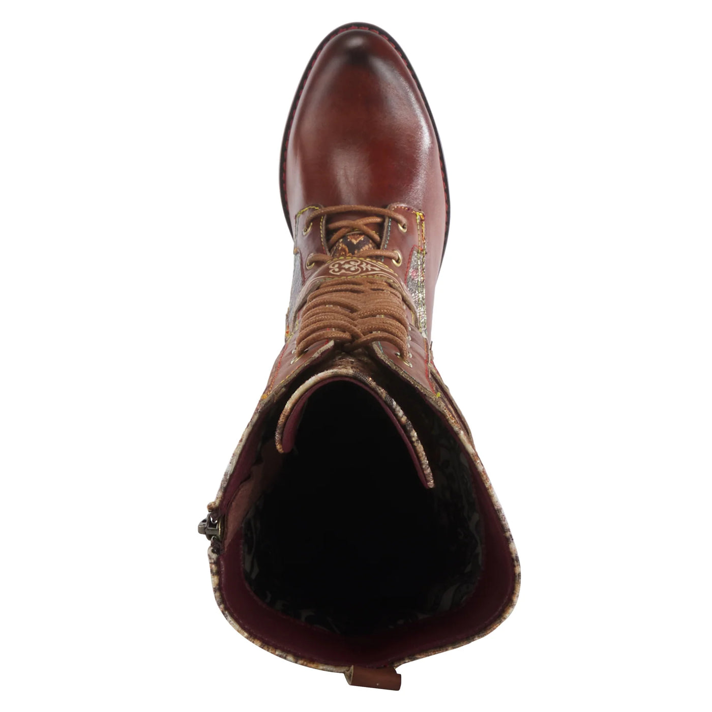 Showdown Cuff Boots in Brown