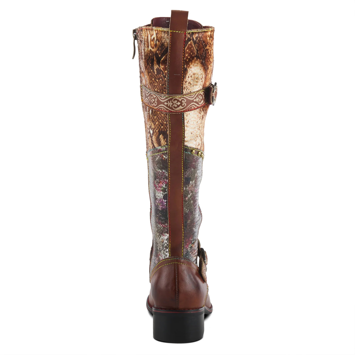 Showdown Cuff Boots in Brown