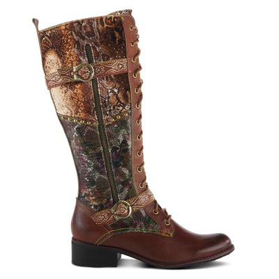 Showdown Cuff Boots in Brown