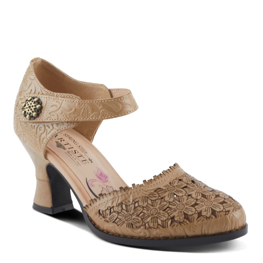 Le 5e Arrondissement Strap Heels in Beige