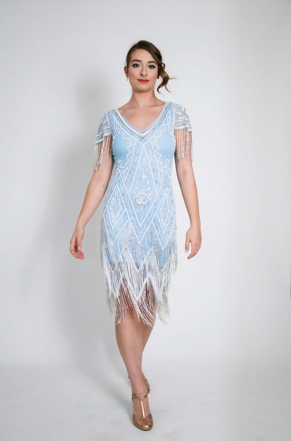 dress as a flapper Lena 1920s Always remember 1920s Fringe & Sequin Flapper