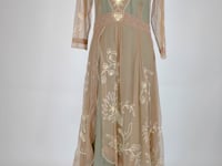 Downton Abbey Tea Party Gown in Sage by Nataya