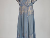 Irene Art Nouveau Style Dress in Blue by Nataya