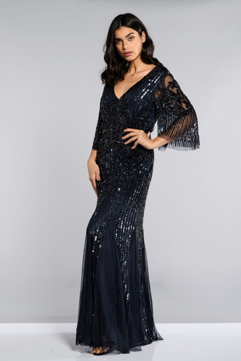 Galina Gown in Navy