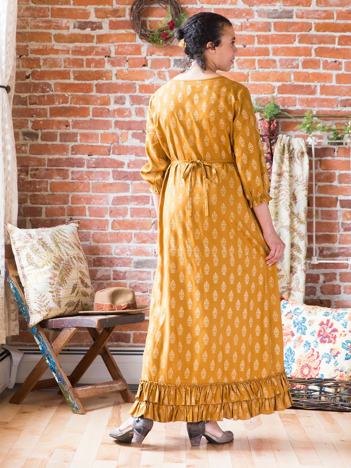 Spirit Dress in Gold by April Cornell