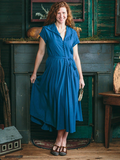 Cecelia Dress in Teal | April Cornell - SOLD OUT