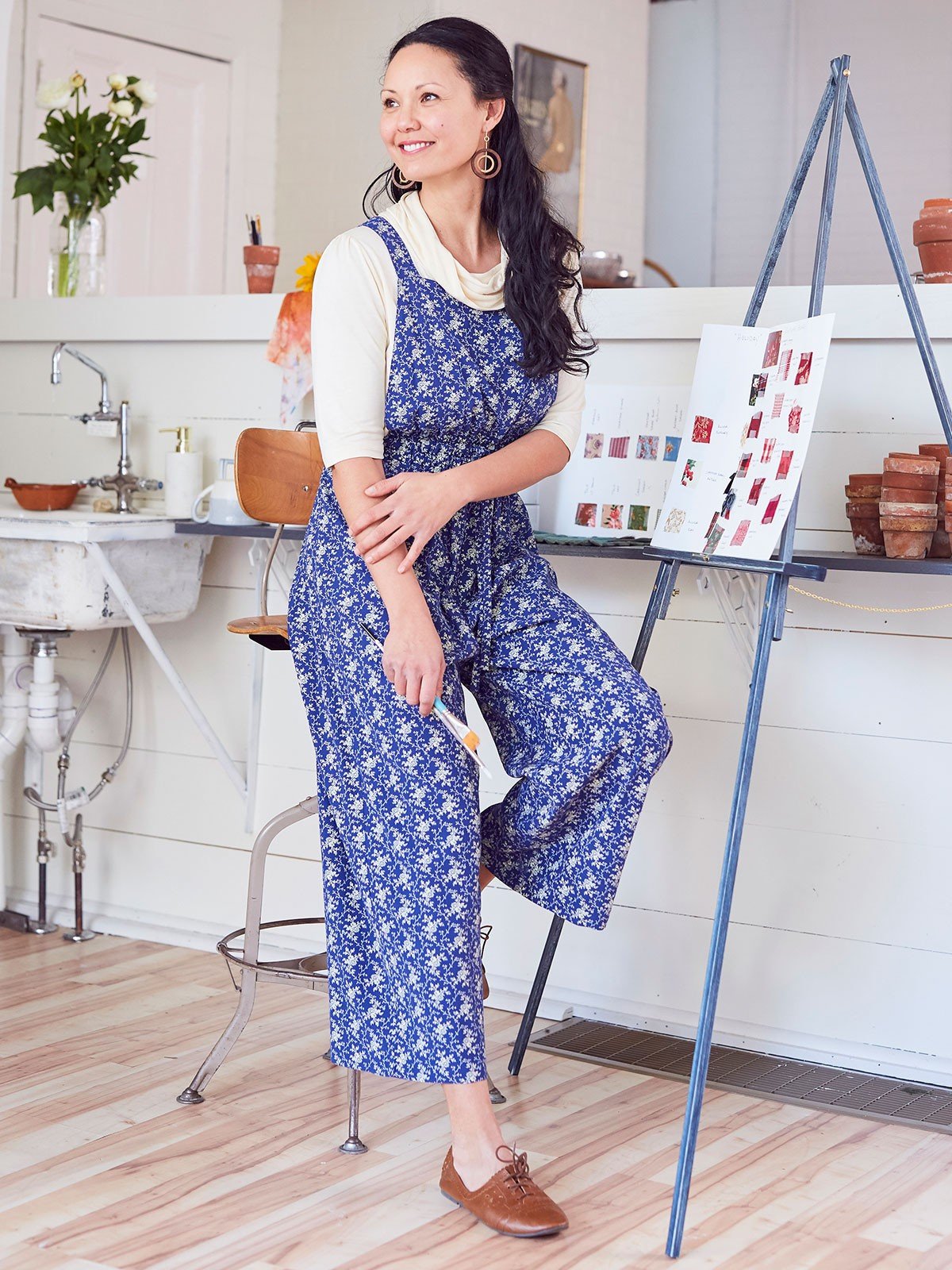 Clementine Jumper in Navy by April Cornell