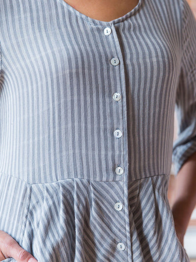 Daylily Dress in Grey by April Cornell