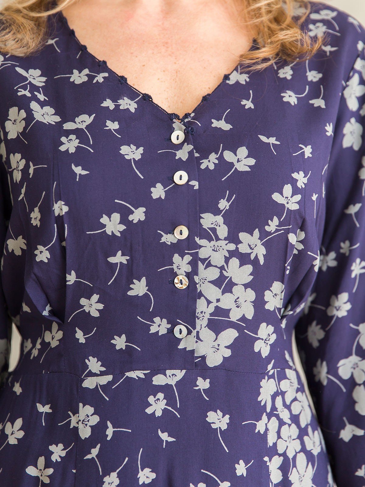 Skyler Dress in Navy by April Cornell