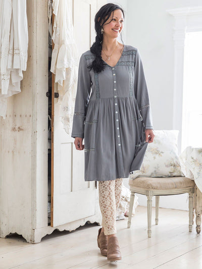Minuet Tunic in Smoky Quartz | April Cornell - SOLD OUT