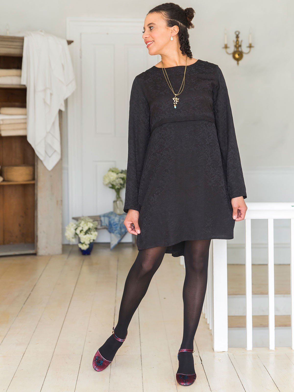 Vogue Dress in Black by April Cornell