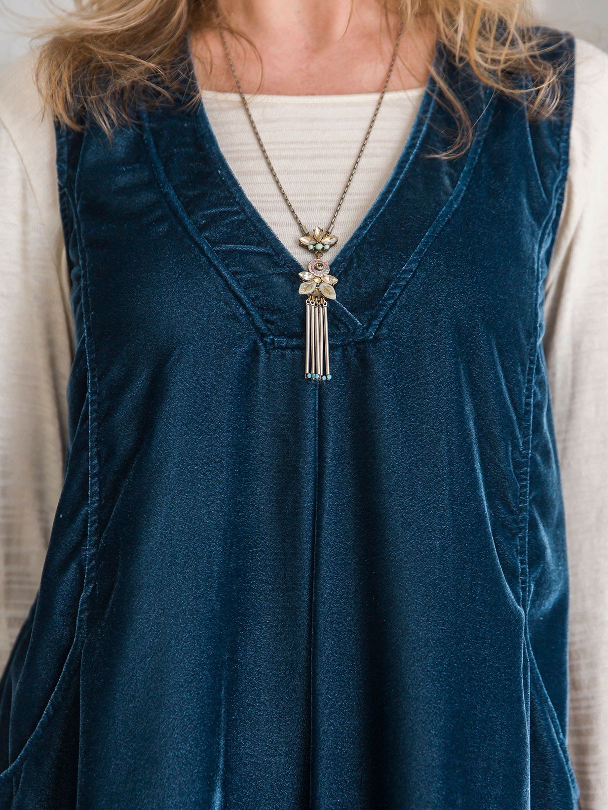 James Tunic in Teal by April Cornell