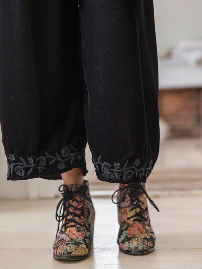 Duchess Pant in Black by April Cornell