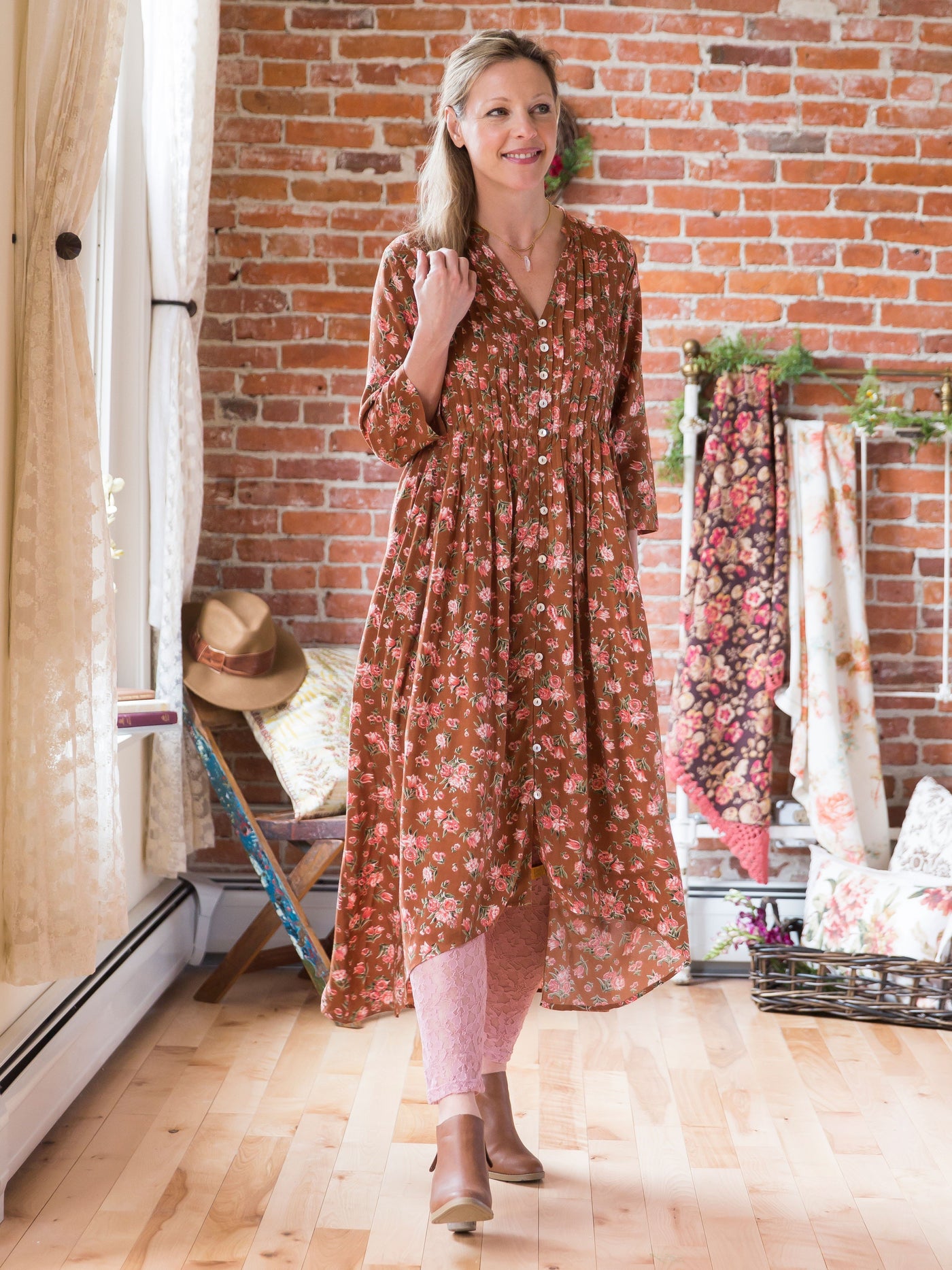 Pip Leggings in Rose by April Cornell