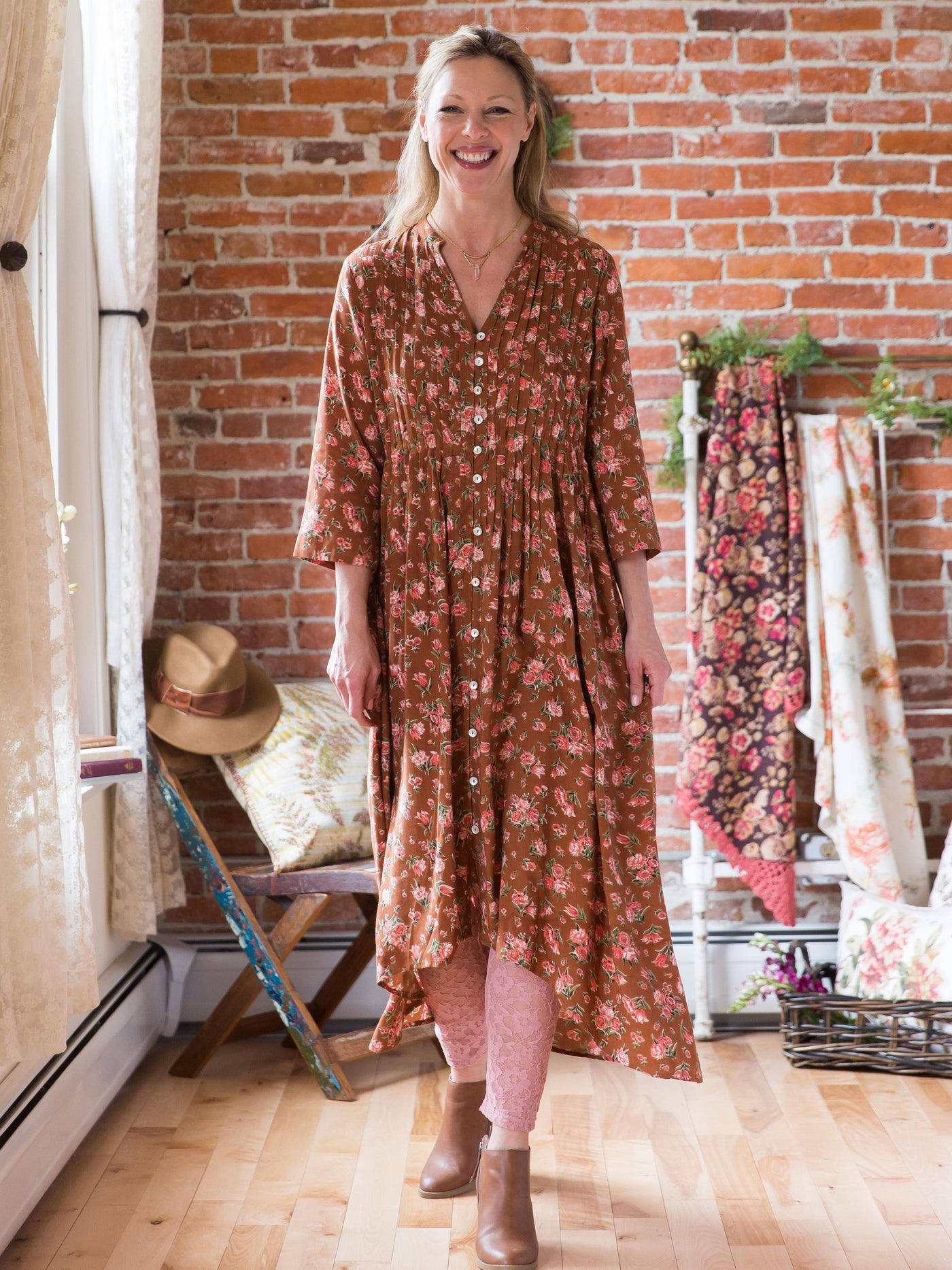 Pip Leggings in Rose by April Cornell