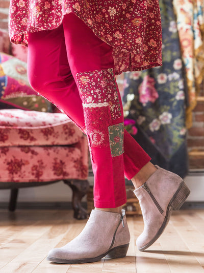Mason Leggings in Crimson by April Cornell