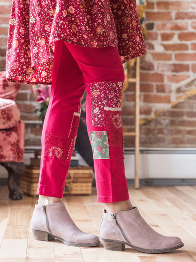 Mason Leggings in Crimson by April Cornell