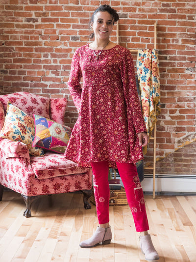 Mason Leggings in Crimson by April Cornell