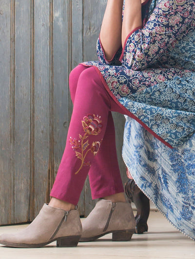 Garden Leggings in Berry | April Cornell - SOLD OUT