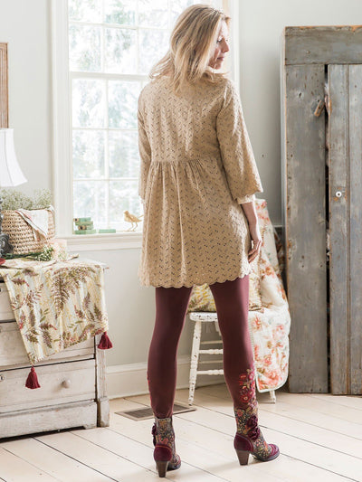 Garden Leggings in Brown by April Cornell